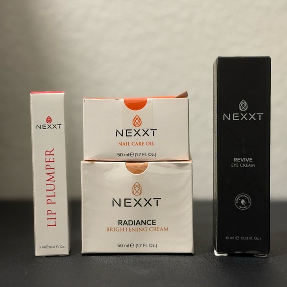 Nexxt Other - NEXXT Radiance Brightening Cream & Nail Care Oil Set - White & Black Packaging